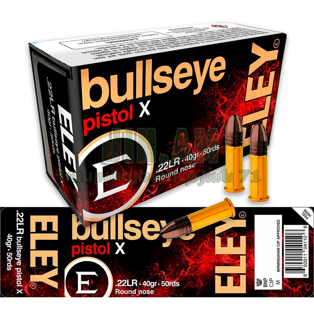 .22LR 2.6g ELEY Bullseye Pistol X