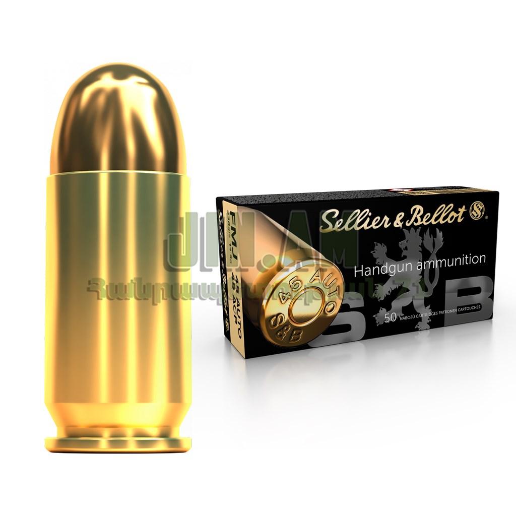 45 AUTO FMJ 14,9g Sellier & Bellot